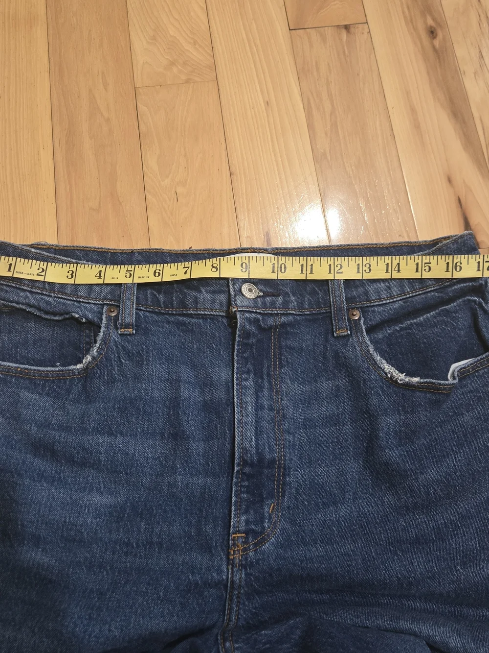 Abercrombie & Fitch Women's Curve Love 90s Straight Ultra High Rise 32/14